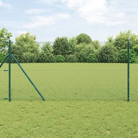 Gard Din Lant Verde 1.6x10 m Oțel