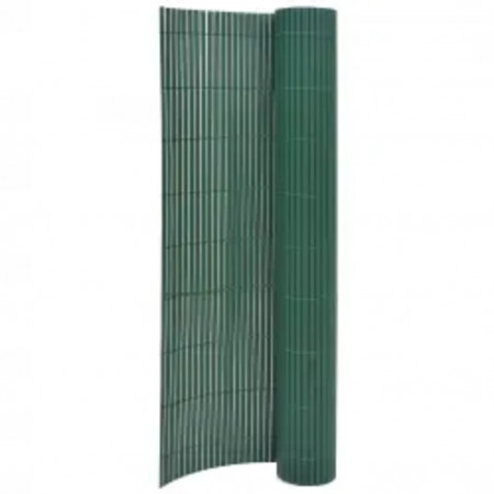 Gard pentru grădină cu 2 fețe, verde, 110x500 cm - Img 1