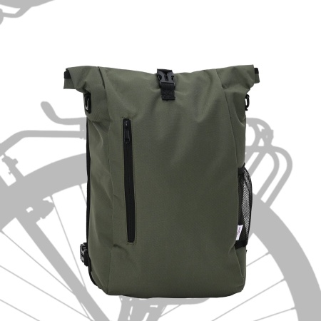 Geanta de bicicletă 20 L Verde Măslin 31x13x58 cm