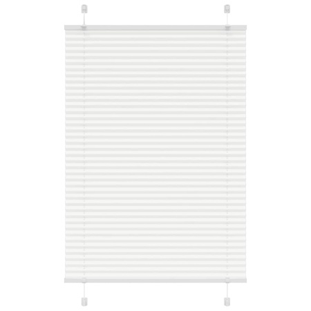 Jaluză plisată alb 90x150 cm Lățime țesătură 89,4cm poliester