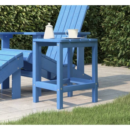 Masă Adirondack de grădină ,albastru aqua, 38x38x46 cm, HDPE