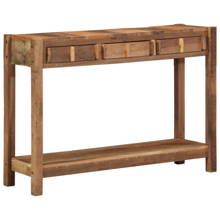 Masă de Consolă 107x33x76 cm Lemn Masiv Recuperat