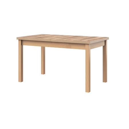 Masa extensibila 140-180x80 cm mb-21 modena1, sonoma, lemn masiv de fag si pal
