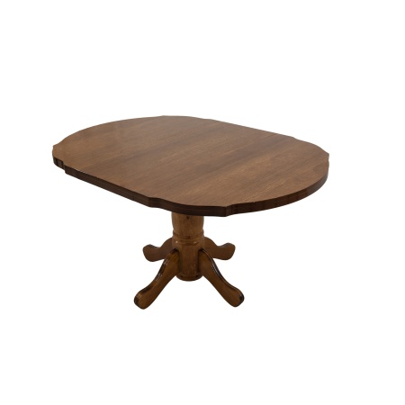 Masa extensibila kan 100x135 cm, culoare nuc, lemn masiv, blat din mdf
