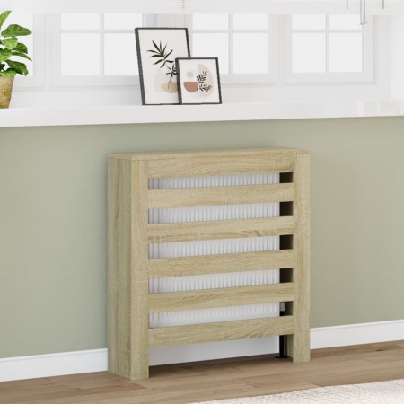 Mască pentru calorifer stejar sonoma 78x20x82 cm lemn prelucrat