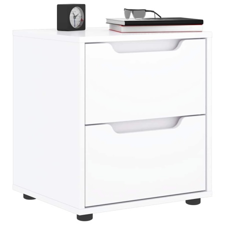 Noptiera VISNES alb 45x40x50 cm lemn de prelucrare