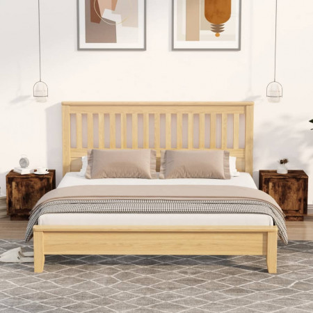 Noptiere, 2 buc., stejar afumat, 44x35x45 cm, lemn prelucrat