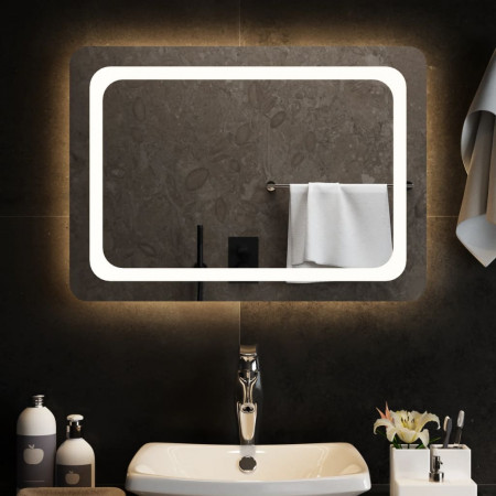 Oglindă de baie cu LED, 70x50 cm - Img 1
