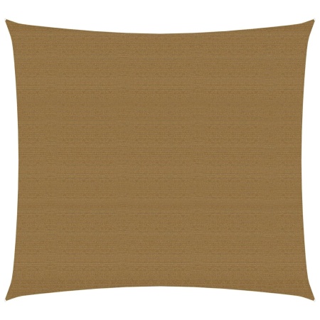 Pânză parasolar, gri taupe, 2,5 x 2,5 m, HDPE, 160 g/m²