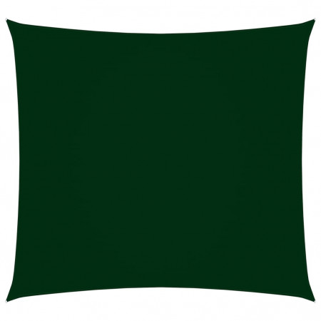 Parasolar, verde închis, 2x2 m, țesătură oxford, pătrat