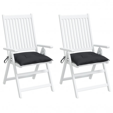 Perne de scaun, 2 buc., negru, 50x50x7 cm, textil oxford - Img 1