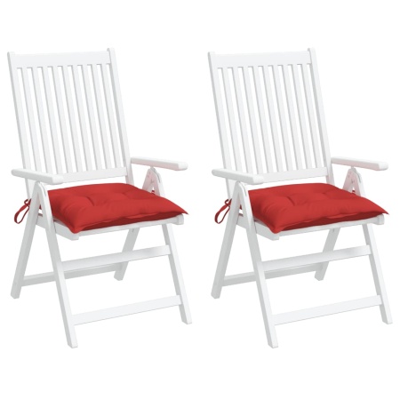 Perne de scaun, 2 buc., roșu, 50x50x7 cm, textil oxford