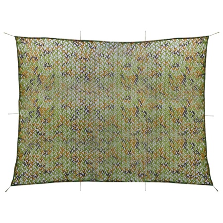Plasă de camuflaj cu geantă de depozitare, verde, 2x4 m