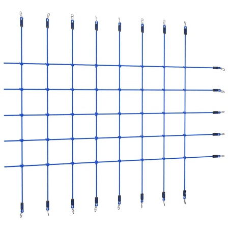 Plasă de cățărat, albastru, 200x150 cm
