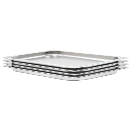 Recipiente Gastronorm 4 buc. GN 1/1 20 mm oțel inoxidabil