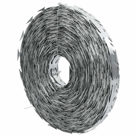 Sârmă ghimpată Concertina, oțel galvanizat, 500 m