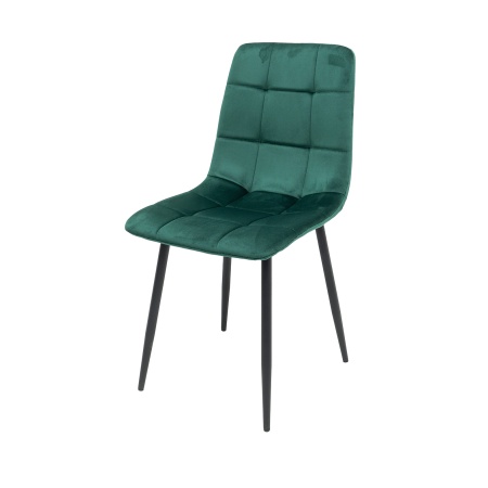 Scaun ML-4, tapitat stofa, verde