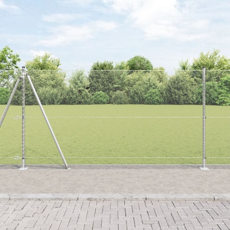 Set de Îngrădire Set de 2 Oțel Zincat 25 x 1.2 m Durabil