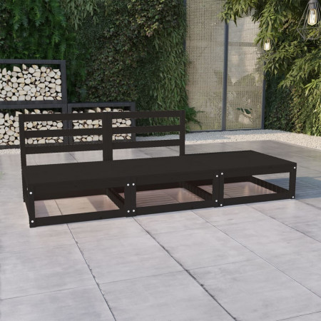 Set mobilier de grădină,3 piese, lemn masiv de pin
