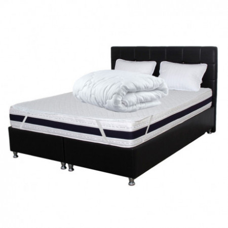 Set saltea Memory Foam PARIS 180x200x23 plus 2 perne 50x70 plus Husa hipoalergenica plus Pilota microfibra vara 200x220 - Img 1