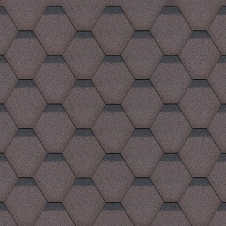 Sindrila bitum pentru acoperis Hexagonal Rock H101BROWN