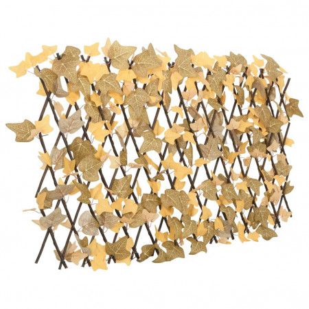 Spalier frunze arțar artificiale extensibil, oranj, 180x60 cm