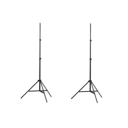 Stative de lumini, 2 buc., înălțime 78-210 cm