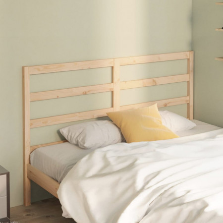 Tăblie de pat, 166x4x100 cm, lemn masiv de pin - Img 1