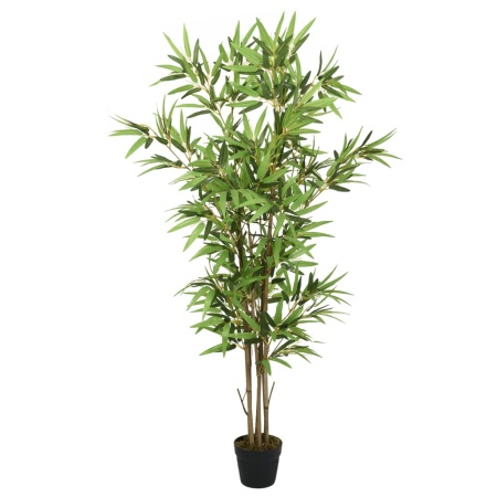 Arbore din bambus artificial 1288 de frunze 180 cm verde