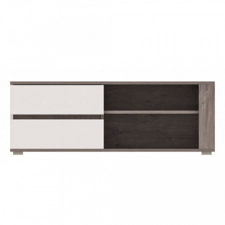 Ares As1 Tv Stand Oak Enderein/White High Gloss