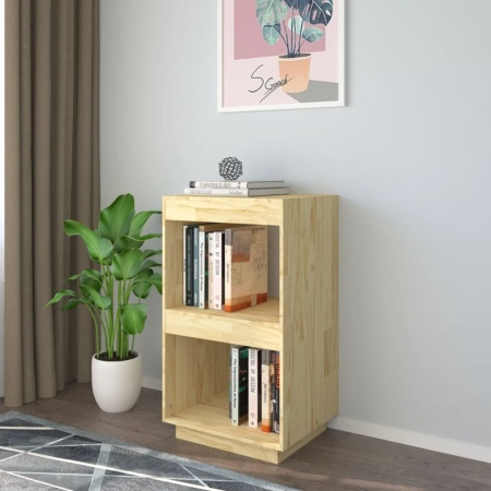 Bibliotecă, 40x35x71 cm, lemn masiv de pin