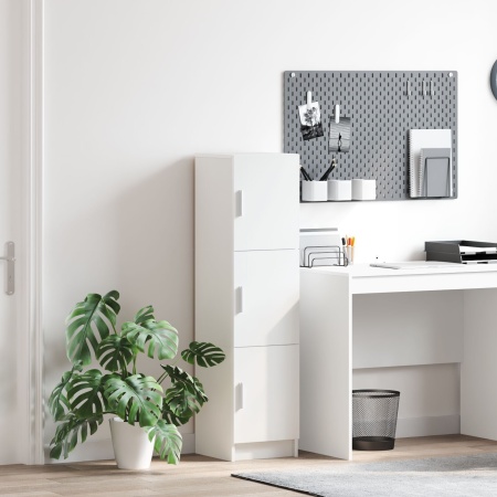 Bufet Alb Alb Lemn MDF Mediu Bufet Alb Dreptunghiular Modern