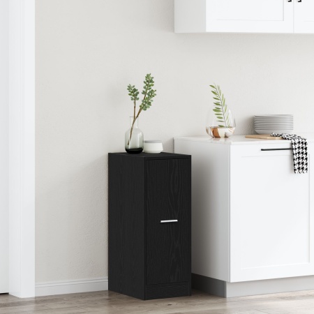 Cabinet de apotecar Stejar Negru 40x41x77,5 cm Lemn prelucrat
