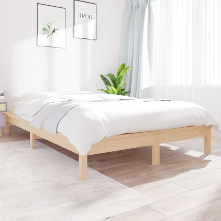 Cadru de pat, 180x200 cm, King Size, lemn masiv de pin