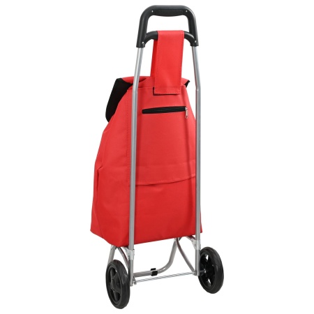 Carucior de cumpărături cu roți Roșu 35 L