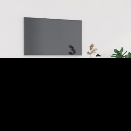 Comodă TV, gri beton, 102x35x45 cm, lemn prelucrat