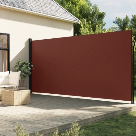 Copertina laterală retractabilă, maro, 200x300 cm