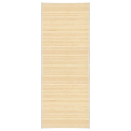 Covor din bambus, natural, 80 x 200 cm