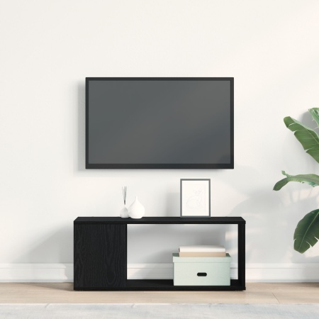 Dulap TV alb 80x24x32 cm din lemn prelucrat