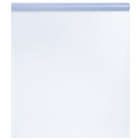 Folie fereastră, statică/mată, gri transparentă, 45x500 cm, PVC