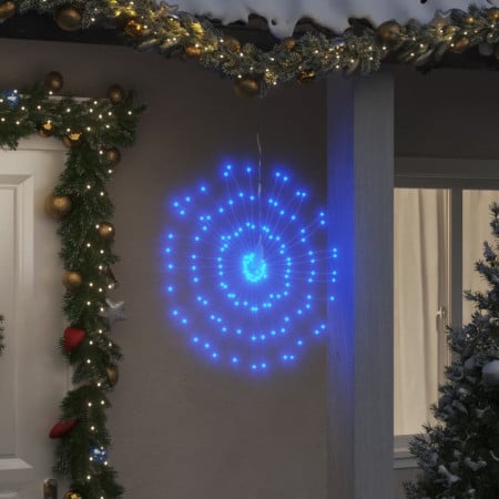 Lumină stelară de Crăciun 140 LED-uri, albastru, 17 cm