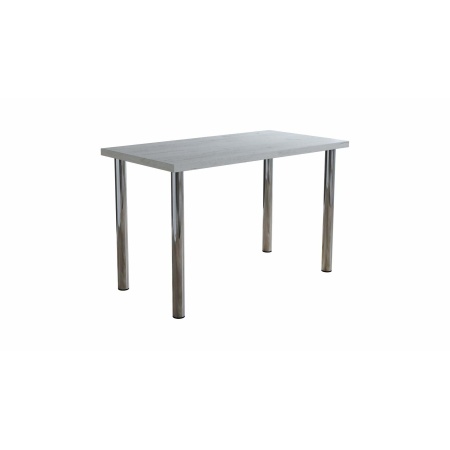 Masa bucatarie elite, alb murdar, 122x64x75 cm, pal