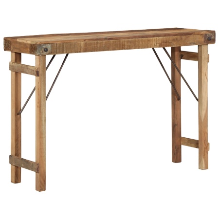 Masă de Consolă 110x35x76 cm Lemn Masiv Recuperat - Img 1