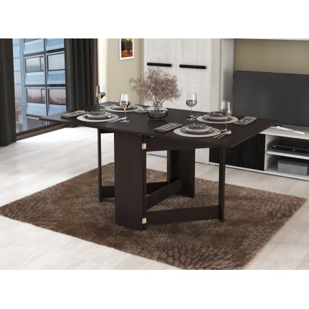 Masa pliabila fold, 161x75x89 cm, wenge