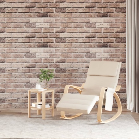 Panouri de perete 3D, 10 buc., maro, 100x50 cm, EPS
