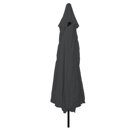 Parasol Grădină ø395x245 cm Antracit