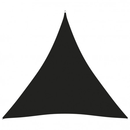 Parasolar, negru, 4,5x4,5x4,5 m, țesătură oxford, triunghiular - Img 1