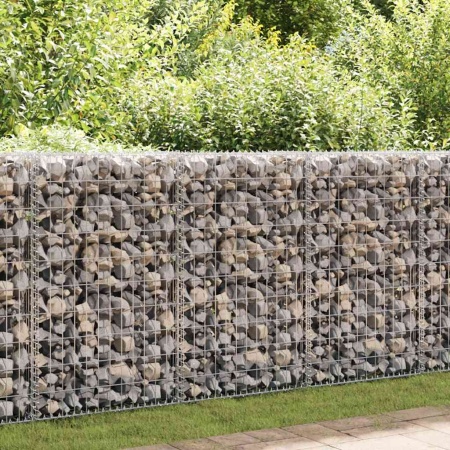 Perete gabion cu capace, 100 x 60 x 100 cm, oțel galvanizat