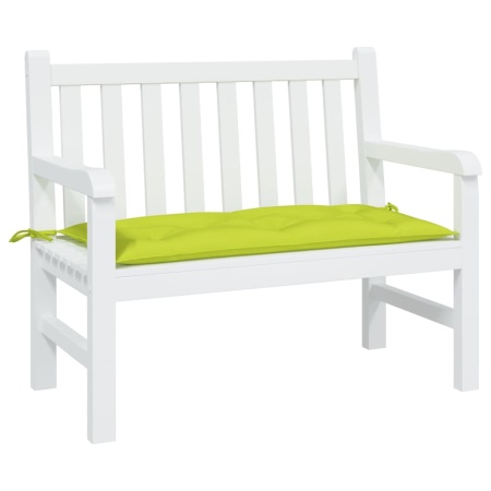 Pernă bancă de grădină verde aprins, 100x50x7 cm, textil oxford