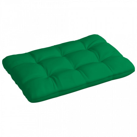 Pernă pentru paleți, verde, 120 x 80 x 12 cm, material textil - Img 1